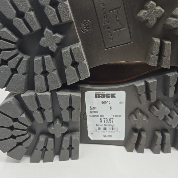 Marc Fisher Women Sz 6M Iizzie Hiking Outdoor Winter Boots Tan Suede ***READ** - Picture 9 of 12